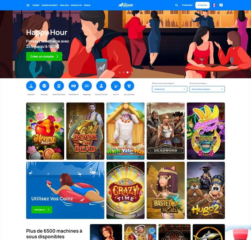 Millionz casino connexion à France